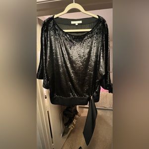 Black Trina Turk holiday too with side tie